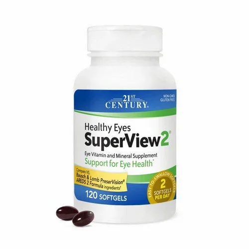 21st Century, Healthy Eyes Superview 2, 120 Softgels