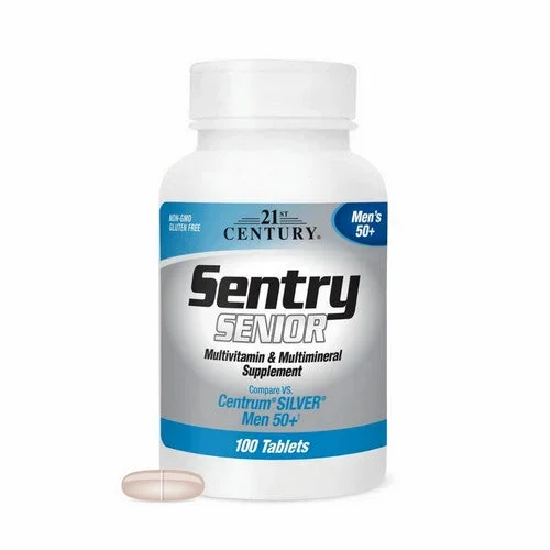 21st Century, Sentry Senior Multivitamin & Multimineral Supplement Men’s 50+, 100 Tabs