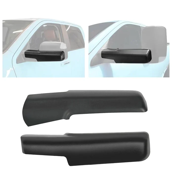 7BLACKSMITHS Trailer Tow Mirror Front Arm Cover Right Left Driver Passenger Side RH LH Fit for 2014-2019 Dodge Ram 1500 2500 3500 Replace for #68263393AA 68263392AA