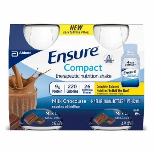 Abbott Nutrition, Oral Supplement Compact Therapeutic Nutrition Shake, Chocolate Flavor, 4 Oz