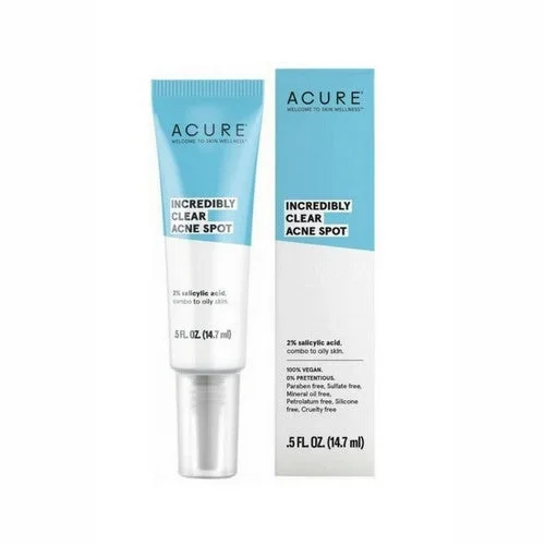 Acure, Incredibly Clear Acne Spot, 0.5 Oz