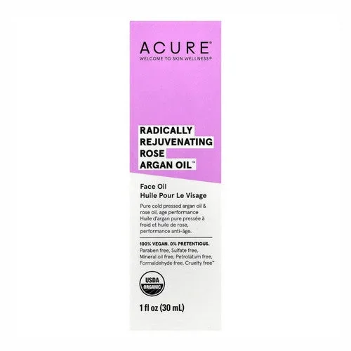 Acure, Rose Argan Oil, 1 Oz