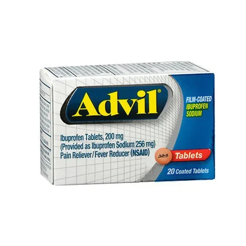 Advil, Film-Coated Tablets, 200 mg, 20 Tabs