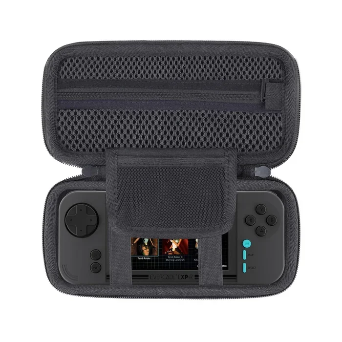 Aenllosi Hard Case for Blaze Evercade EXP-R Retro Gaming Handheld Console, Evercade Game Console Organizer(Case Only)