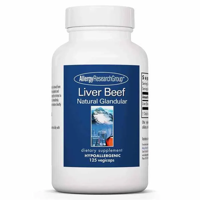 Allergy Research Group Liver Beef Natural Glandular