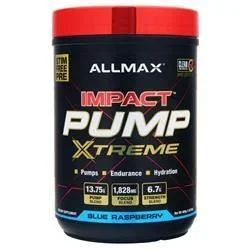 Allmax Nutrition Impact Pump Xtreme Blue Raspberry 465 grams