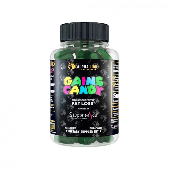 Alpha Lion Gains Candy Supresa 50 Capsules