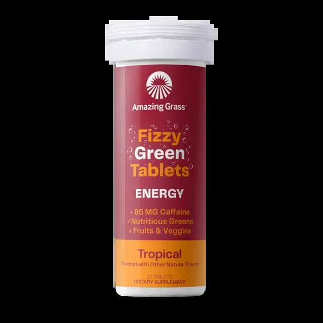 Amazing Grass Effervescent Energy Tropical 10 Servings
