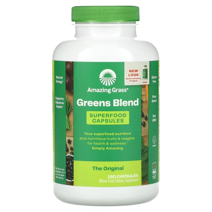 Amazing Grass, Green Superfood, 150 Vegetarian Capsules
