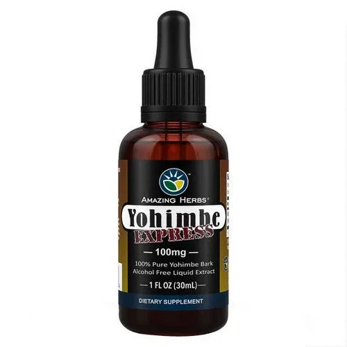 Amazing Herbs, Black Seed Yohimbe Express Liquid Extract, 1 oz