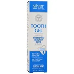 American Biotech Labs Silver Sol Tooth Gel With Xylitol Glacial Mint 4 oz