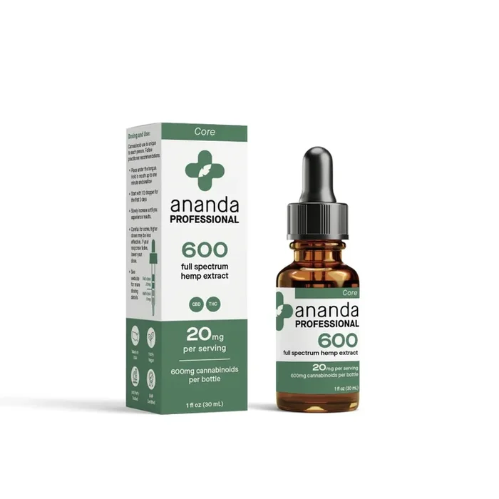 Ananda Professional 600 Full Spectrum Hemp Extract By Biotics Research