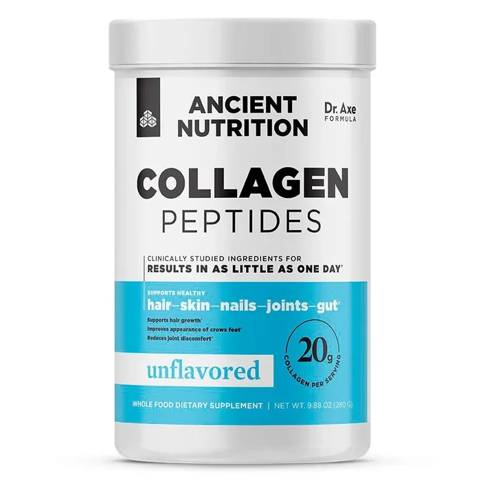 Ancient Nutrition Collagen Peptides – Unflavored (9.88 oz)