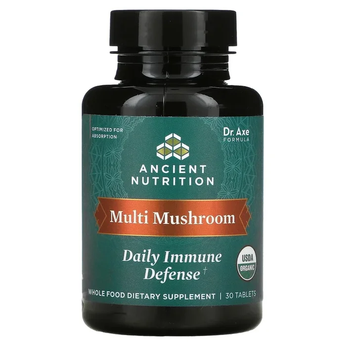 Ancient Nutrition, Multi Mushroom, Daily Immune Defense, 30 Tablets