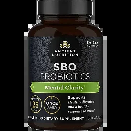 Ancient Nutrition SBO Probiotic Once Daily Mental Clarity-30 Capsules
