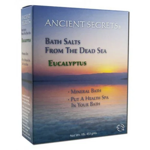 Ancient Secrets, Dead Sea Bath Salt, Eucalyptus 1 Lb