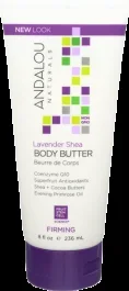 Andalou Naturals Lavender Shea Body Butter Tube-8 Oz.