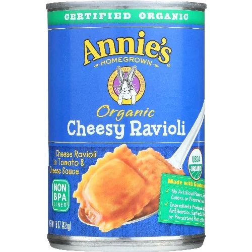Annie’s Homegrown, Pasta Ravioli Cheesy Org, 15 Oz