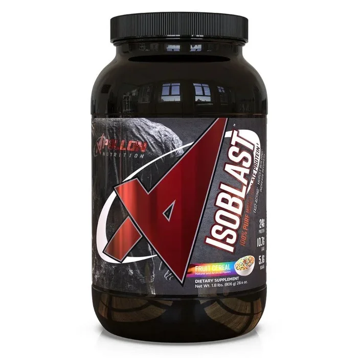 Apollon Nutrition ISOBLAST, 100% Pure Whey Isolate Protein, Recovery, BCAA, EAA, Muscle Building 2lb
