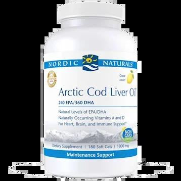 Arctic Cod Liver Oil Lemon 180 gels