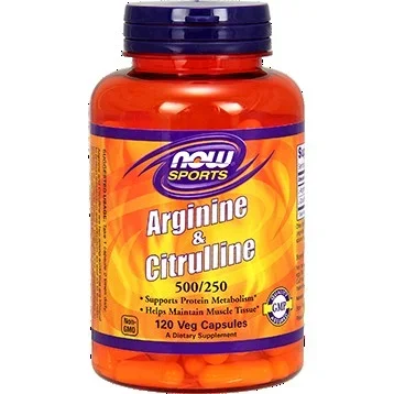Arginine 500mg Citrulline 250mg