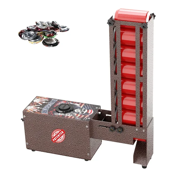 ATINY Electric Can Crusher with Hopper,Automatic Electric,Can Crushers Smashers for Recycling 12-16oz Heavy Duty Countertop-Bronze