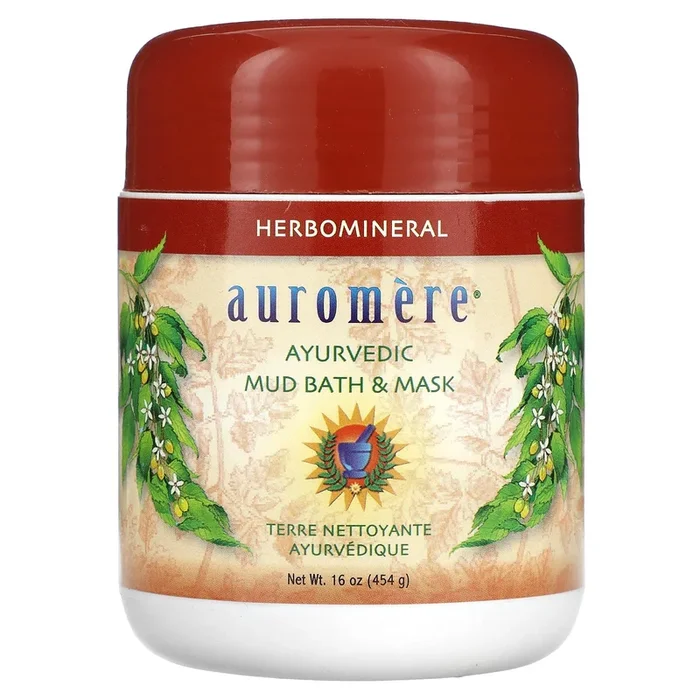 AUROMERE, Ayurvedic Herbomineral Mudbath Powder, 16 Oz