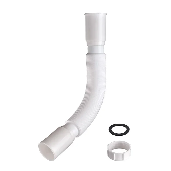 AW Wash Shampoo Bowl Basin Drain Hose Kit Extendable Drainpipe Accessory for Salon Barber Shop Kitchen