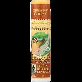 Badger Balm Creamy Cocoa Cocoa Butter Stick-.25 oz