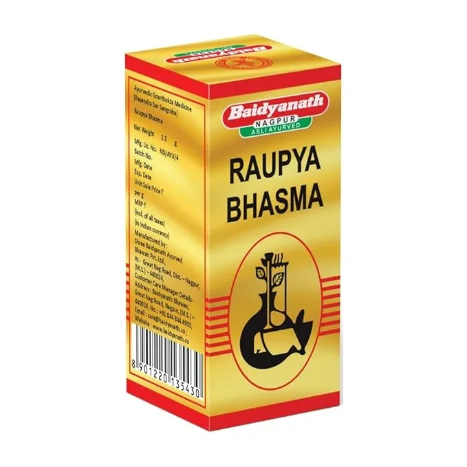 Baidyanath Roupya Bhasma – 2.5 GM