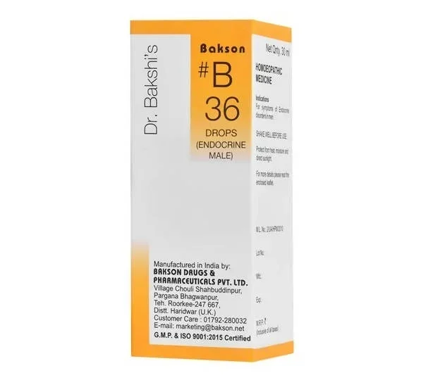 Bakson’s Homeopathy B36 Drops