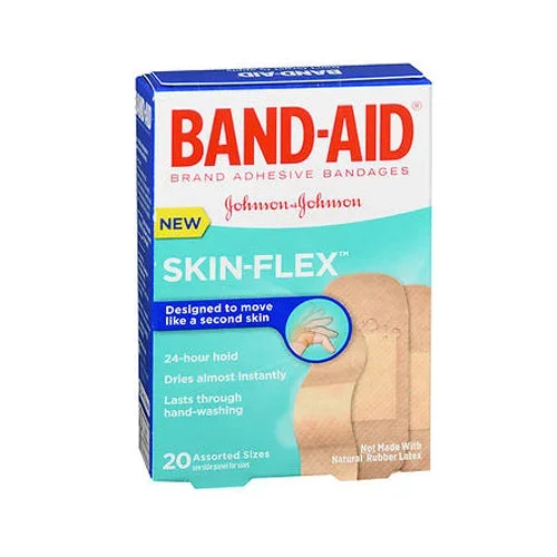 Band-Aid, Skin Flex Adhesive Bandage, 20 Each