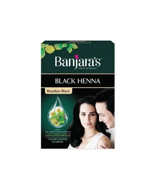 Banjara’s Black Henna Brazilian Black Hair Color