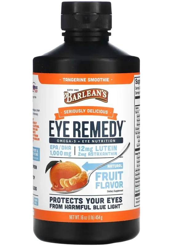 Barlean’s Organic Oils Eye Remedy Tangerine Smoothie