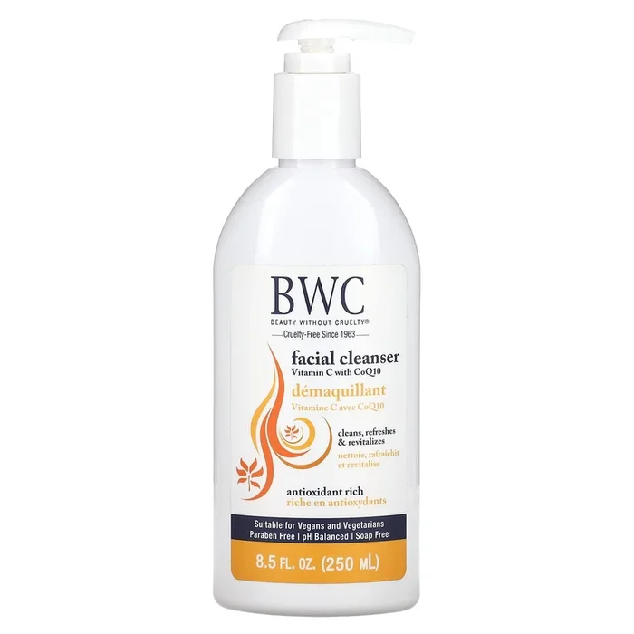 Beauty Wo Cruelty, Facial Cleanser w/Vitamin C, 8 Oz