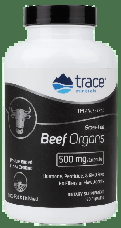 Beef Organs 500 mg 180 Capsules