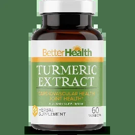 Better Health Turmeric Extract–60 Veggie Caps