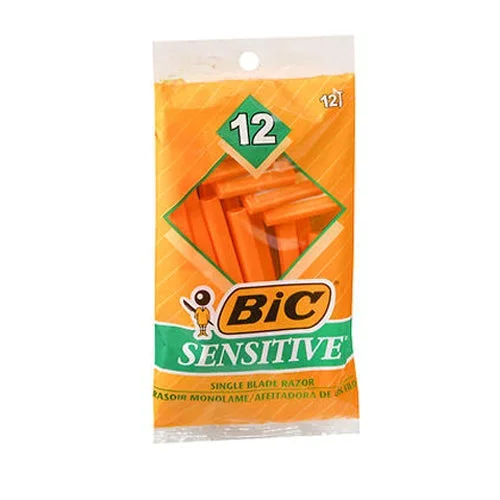 Bic, Sensitive Razors, 12 Count