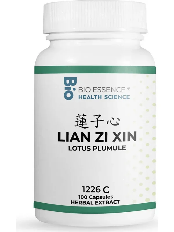 Bio Essence Health Science, Lian Zi Xin, Lotus Plumule, 5:1 Extract Capsules, 100 Capsules