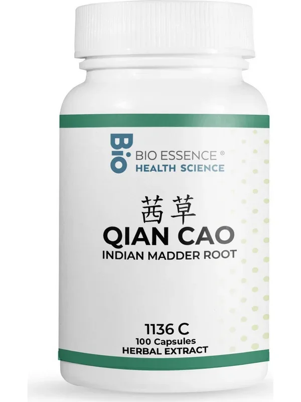 Bio Essence Health Science, Qian Cao, Madder Root, 5:1 Extract Capsules, 100 Capsules