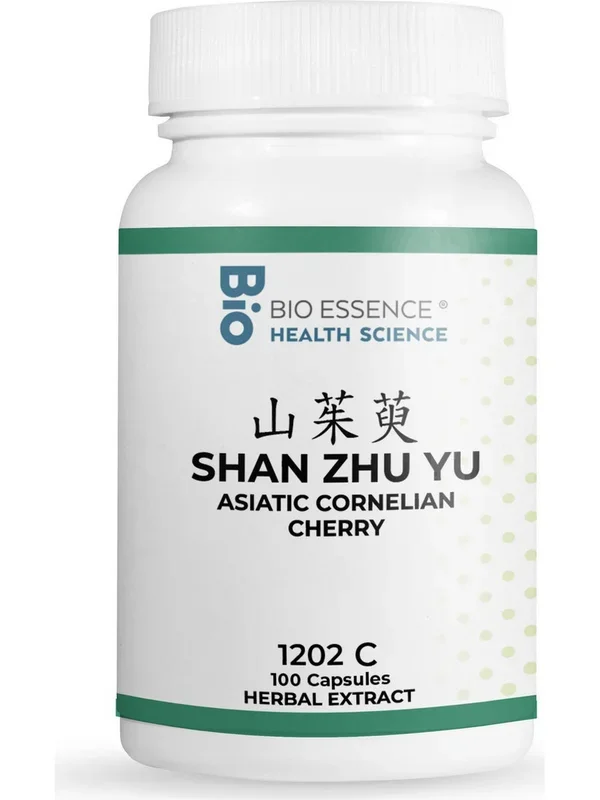 Bio Essence Health Science, Shan Zhu Yu, Cornus Fruit, 5:1 Extract Capsules, 100 Capsules
