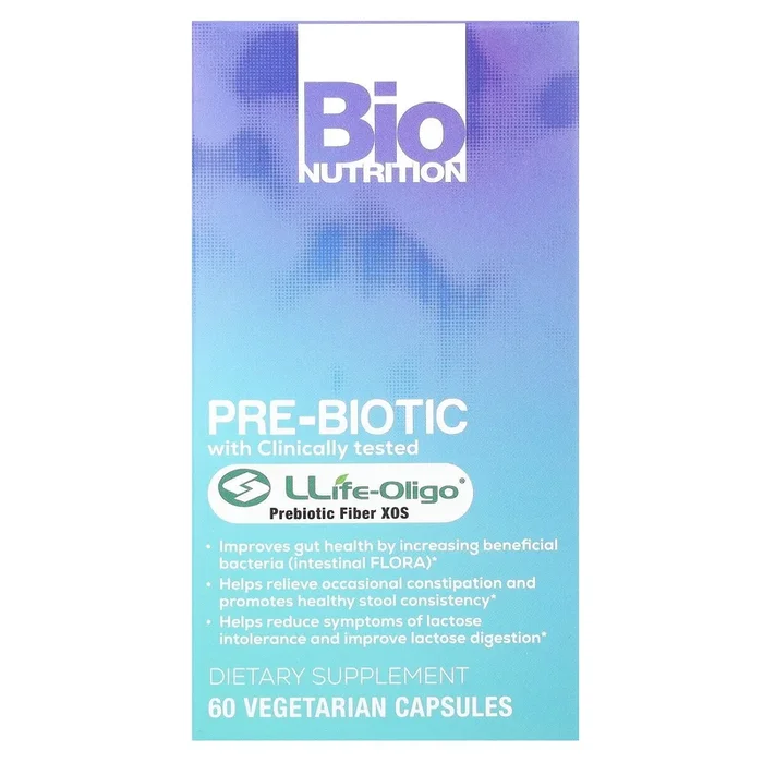 Bio Nutrition, Pre-Biotic Fiber With Llife-Oligo, 60 Capsules