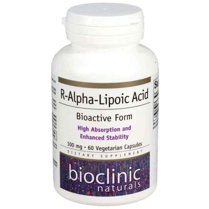 Bioclinic Naturals, R-Alpha-Lipoic Acid, 60 Vegetarian Capsules