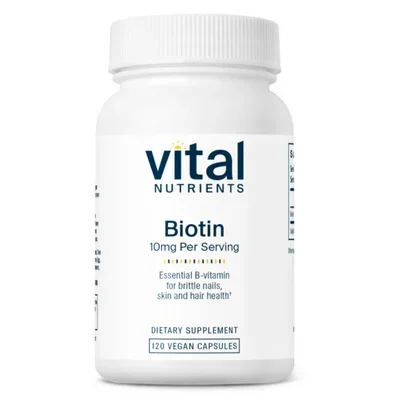 Biotin 10 mg 120 caps by Vital Nutrients