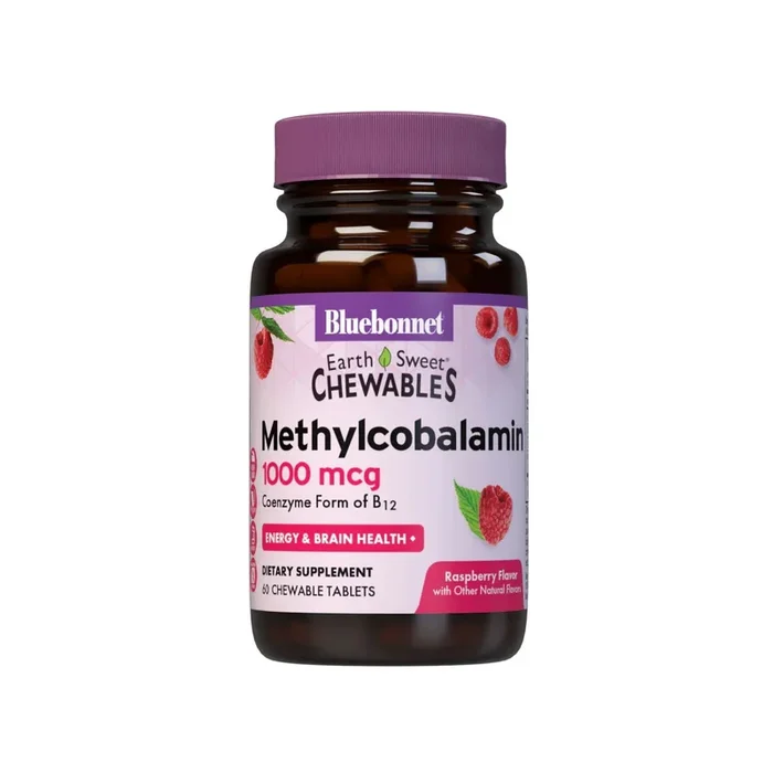 Bluebonnet Earth Sweet Chewable Methylcobalamin 1000mcg 60 Chewable