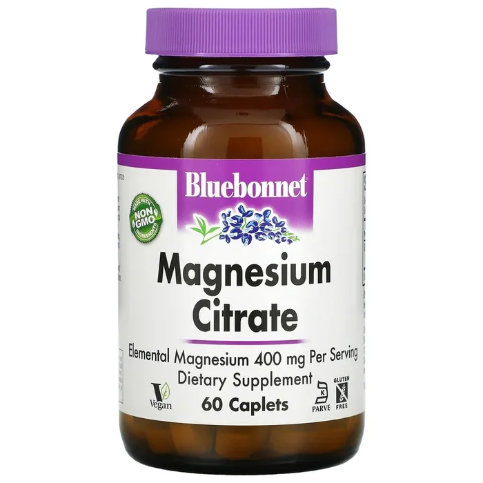Bluebonnet, Magnesium Citrate, 60 Caplets