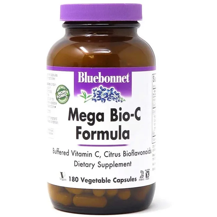 Bluebonnet, Mega Bio-C Formula, 180 Vegetarian Capsules