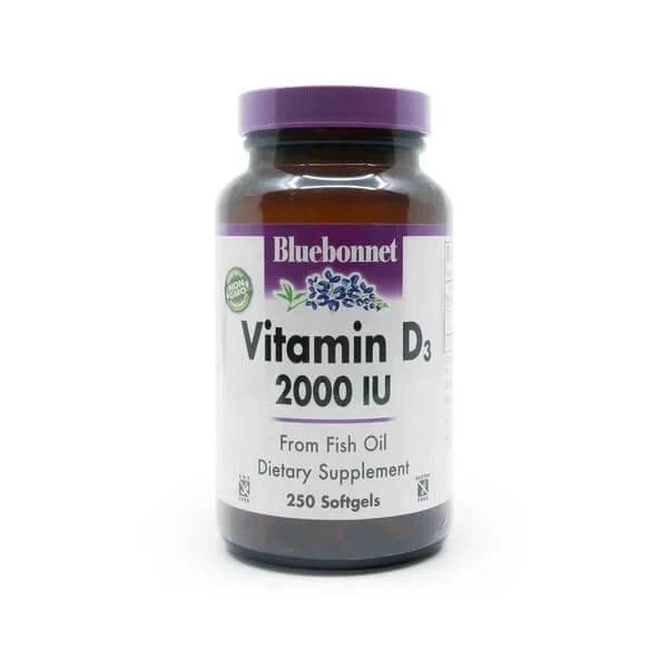 Bluebonnet Vitamin D3 2000IU Softgels