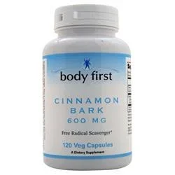 Body First Cinnamon Bark (600mg) 120 vcaps
