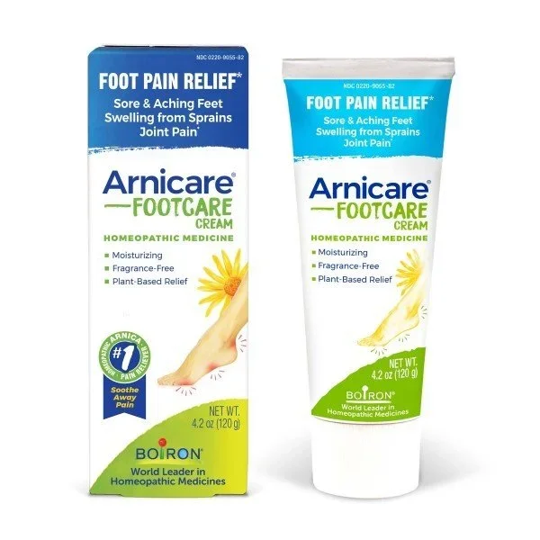 Boiron Arnicare FootCare Homeopathic Medicine For Foot Pain Relief 4.2 oz Cream